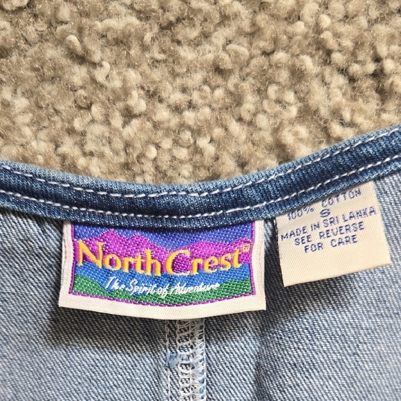 Stylish Blue Denim Kids Dress - Picture 2 of 2